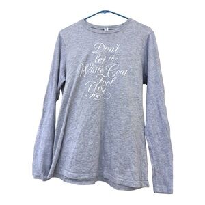 Bella Long Sleeve T-Shirt Tee Don’t Let The White Coat Fool You Gray XXL Juniors